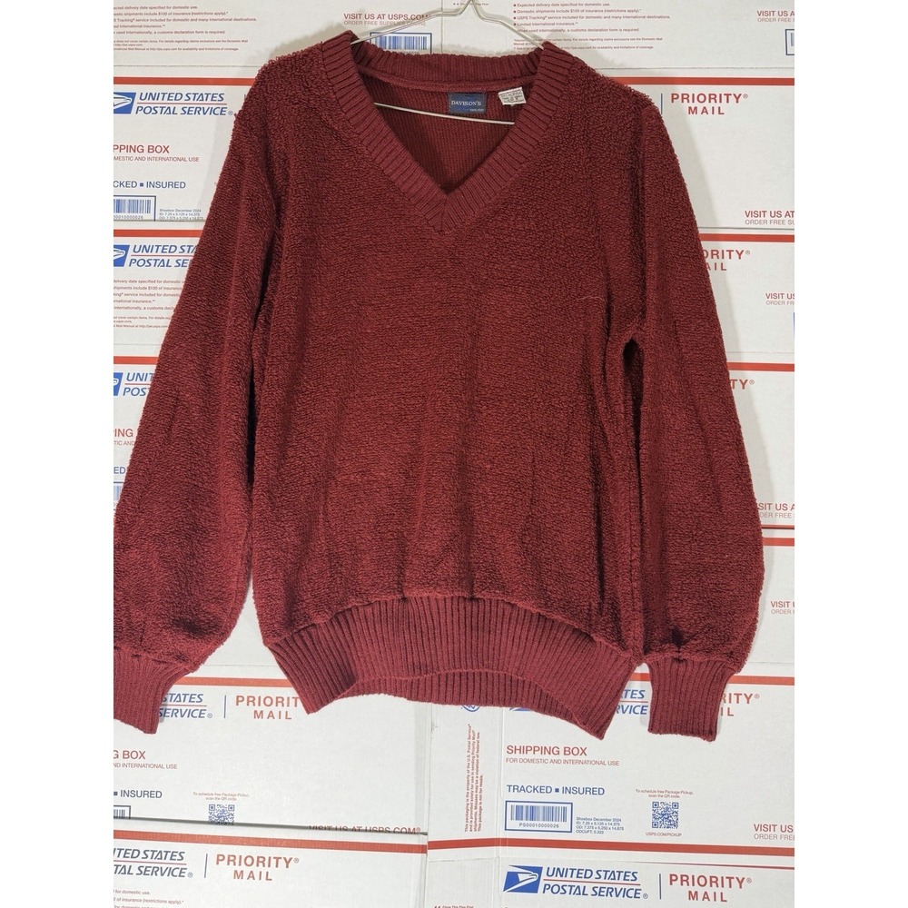 Vintage Davison's Sweater Mens‎ S Made In Korea 100% Acrylic 70s 80s